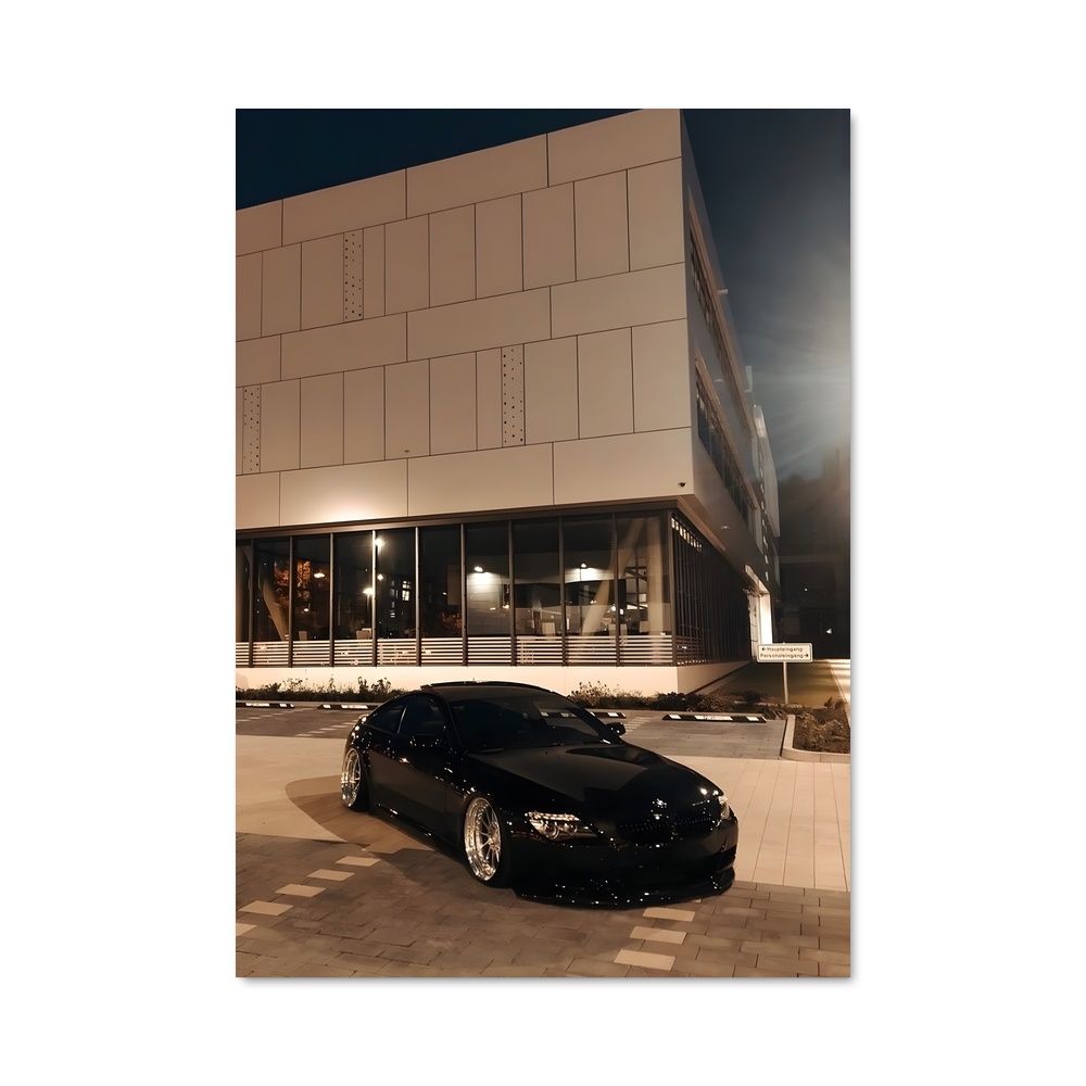Poster automobile portée